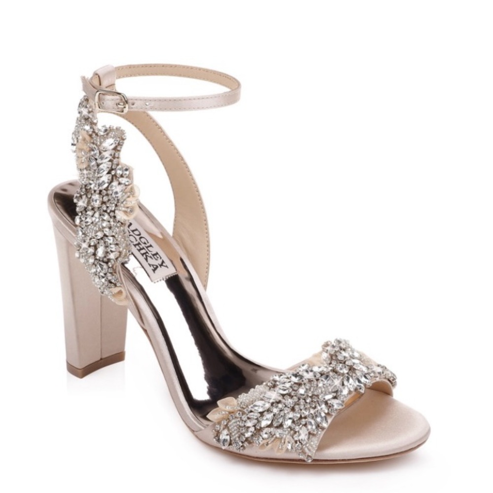 badgley mischka libby sandal, size 6.5